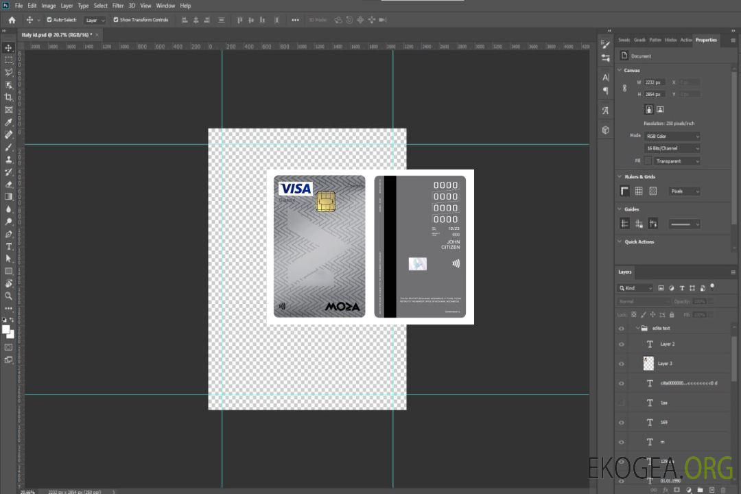 Carte de crédit verticale classique Visa Moza Bank du Mozambique template Carte de crédit verticale classique Visa Moza Bank du Mozambique template
